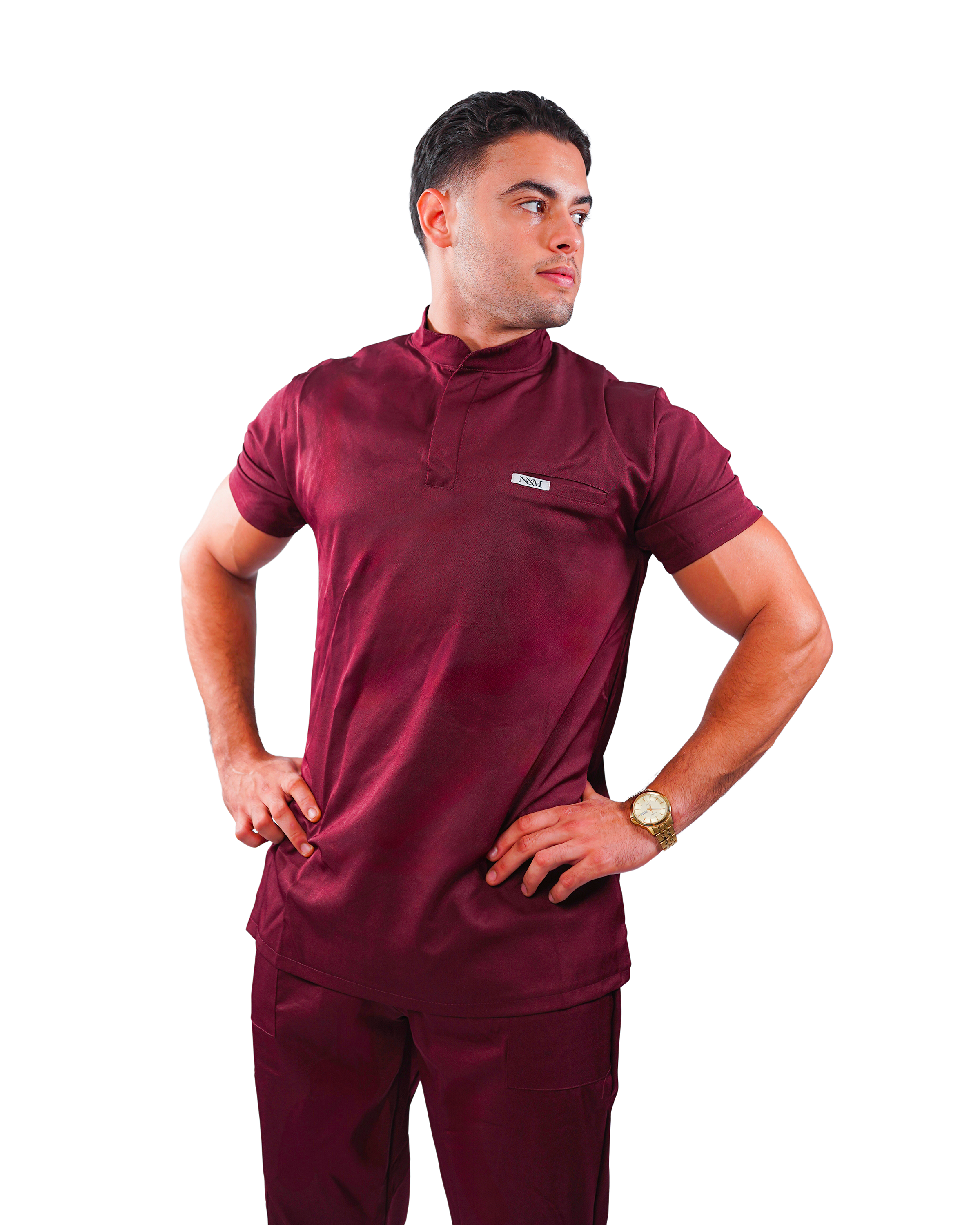 Pyjama col officier - Homme