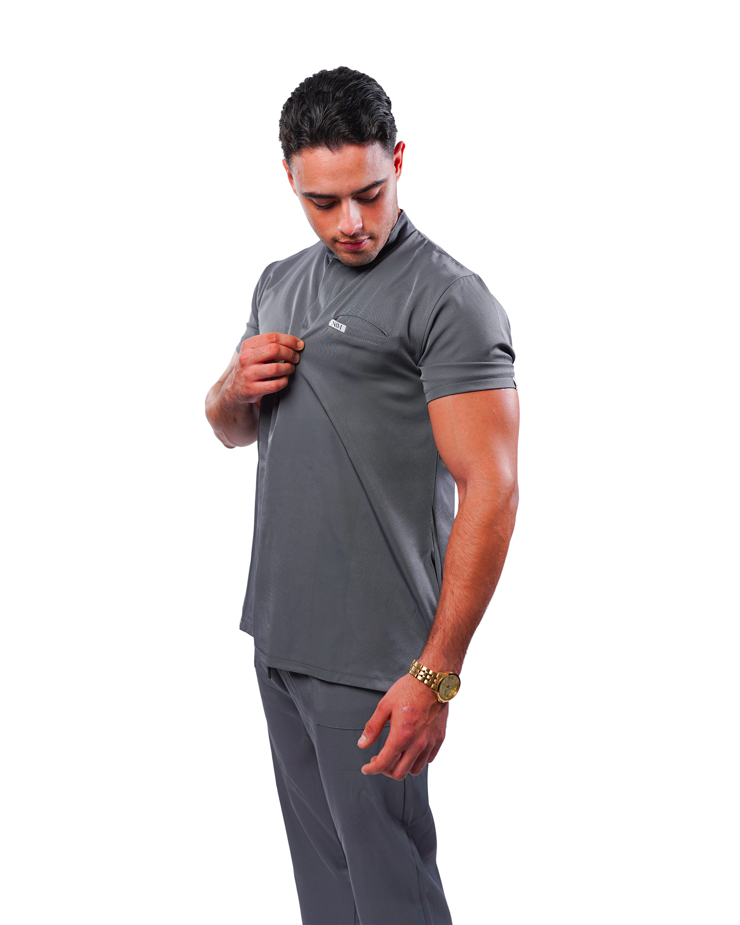Pyjama col officier - Homme