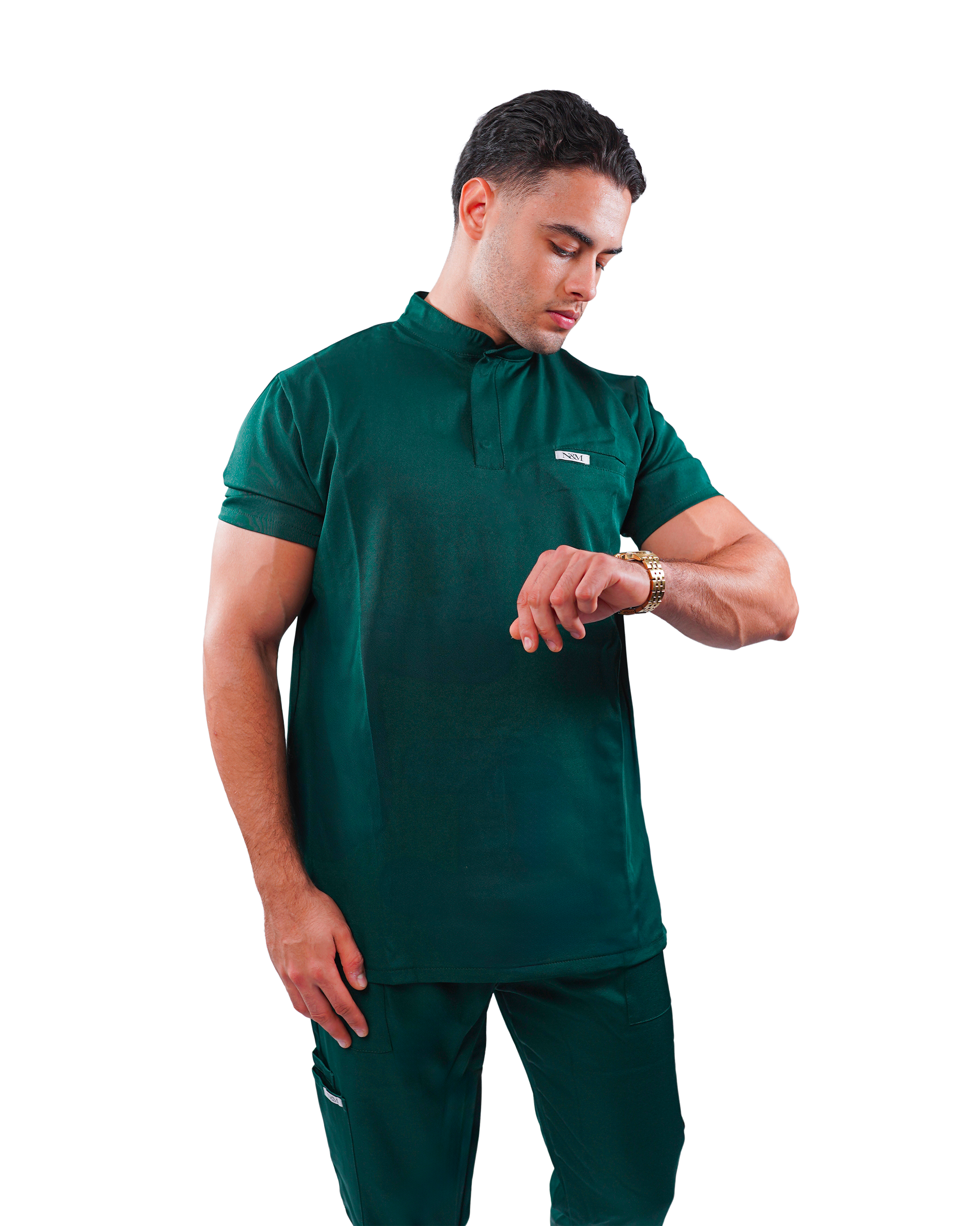 Pyjama col officier - Homme