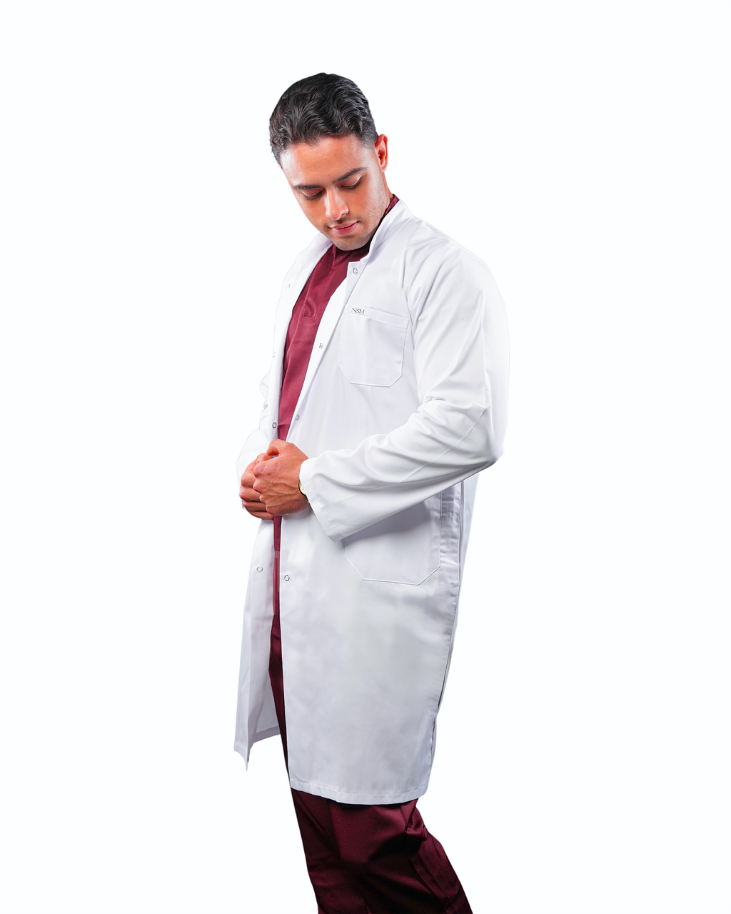 Blouse manches longues Col Officier - Homme