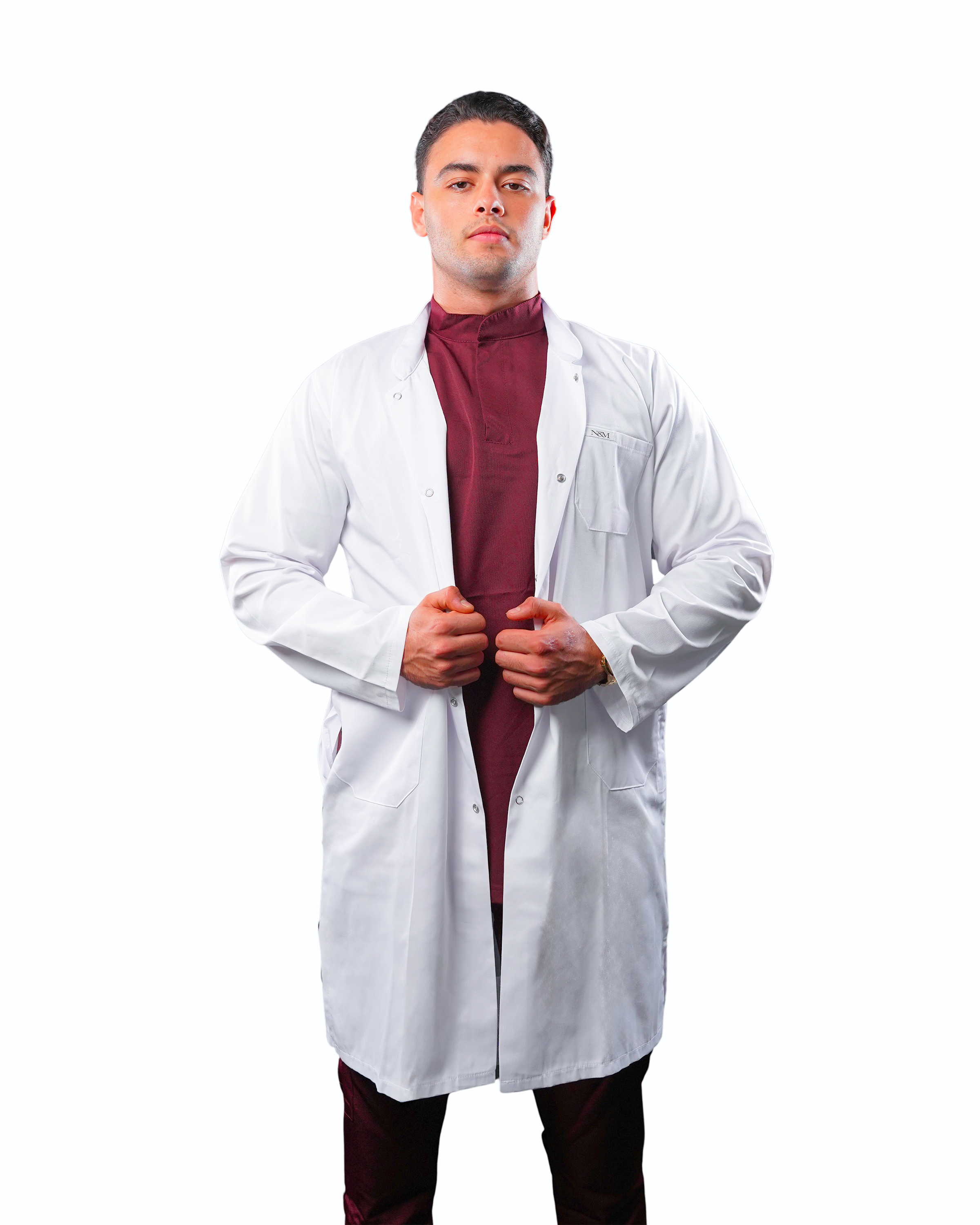 Blouse manches longues Col Officier - Homme