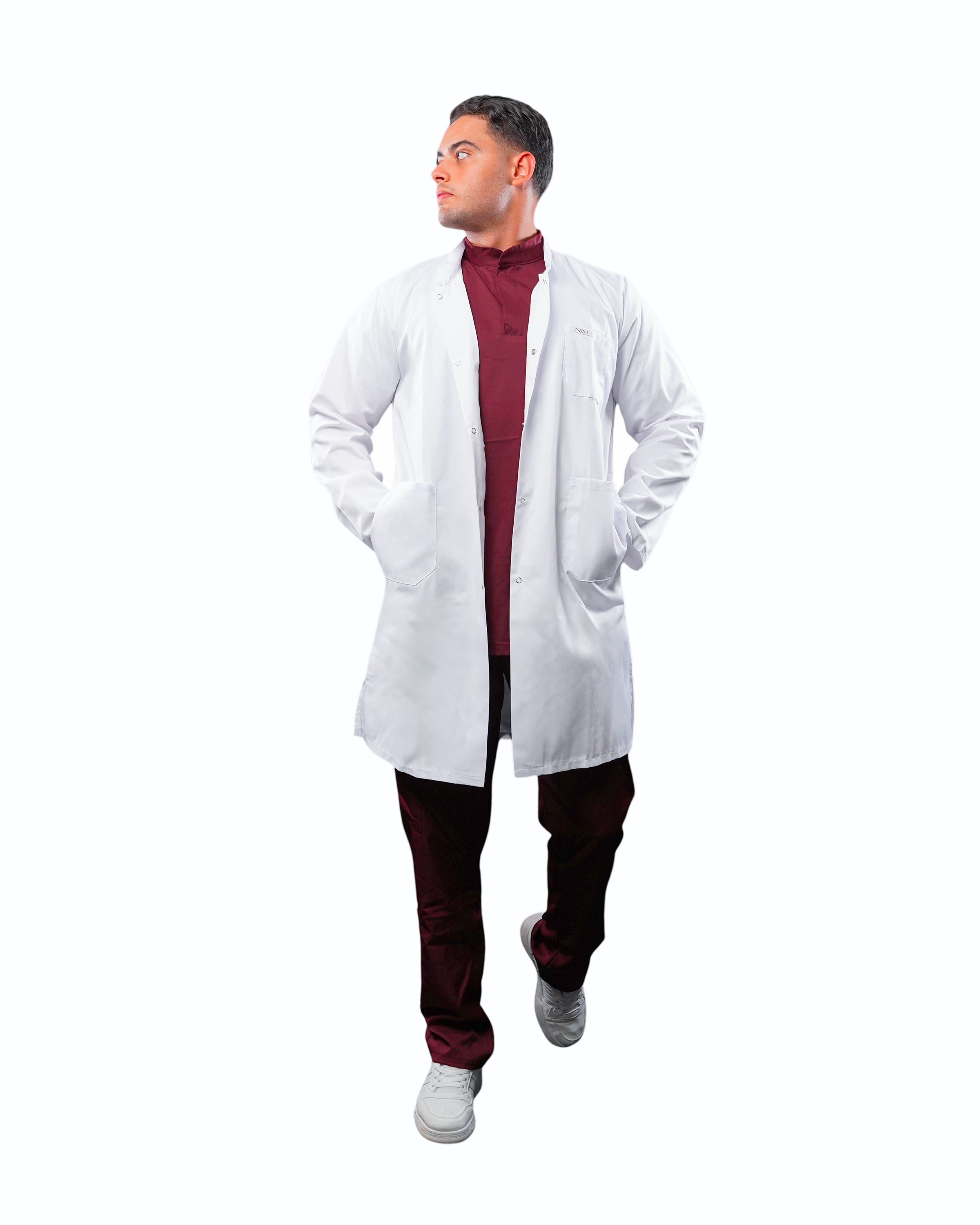 Blouse manches longues Col Officier - Homme